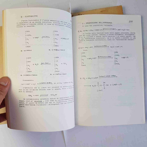 LEZIONI DI BIOCHIMICA 3 dispense Università di Genova 1977 MEDICINA E CHIRURGIA