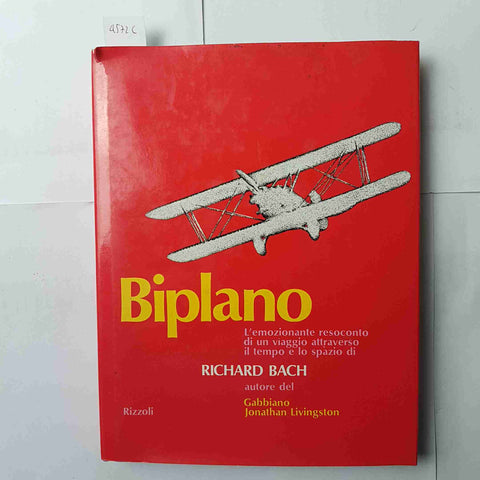 RICHARD BACH BIPLANO 1°edizione RIZZOLI 1974 illustrato