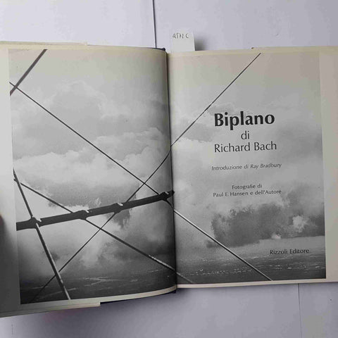 RICHARD BACH BIPLANO 1°edizione RIZZOLI 1974 illustrato