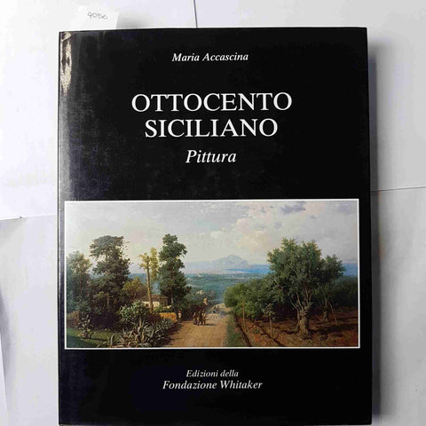 Ottocento Siciliano Pittura MARIA ACCASCINA 1982 Fondazione Whitaker