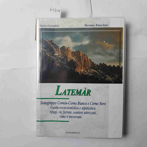 LATEMAR Cornon Corno Bianco NORDPRESS Corradini Bianchini GUIDA ESCURSIONISTICA