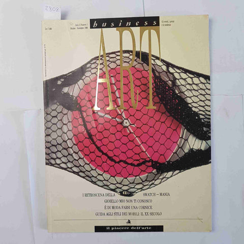 BUSINESS ART N° 5 ANNO II swatch art nouveau  gioielli cornici 1990