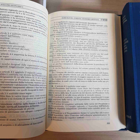 CODICE DELLE LEGGI DELLA REGIONE LIGURIA 2 volumi MORETTI SORRENTINO - GIUFFRE'