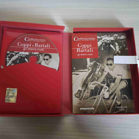 COPPI E BARTALI GLI ETERNI RIVALI libro + dvd DEAGOSTINI ciclismo 2009