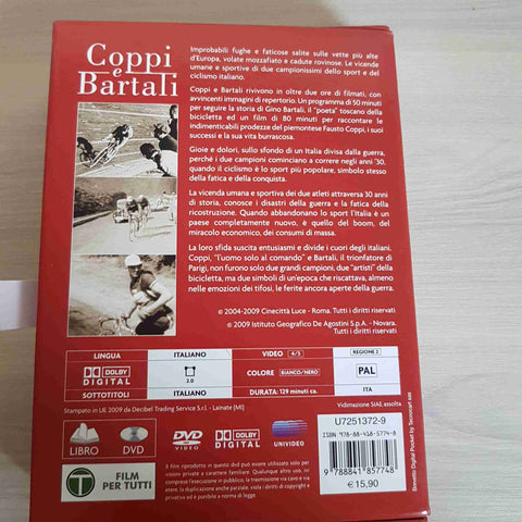 COPPI E BARTALI GLI ETERNI RIVALI libro + dvd DEAGOSTINI ciclismo 2009