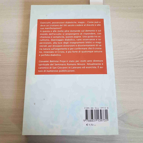 UOMINI DIAVOLI ESORCISMI - GIOVANNI BATTISTA PROJA - CITTA' NUOVA 2002 occulto