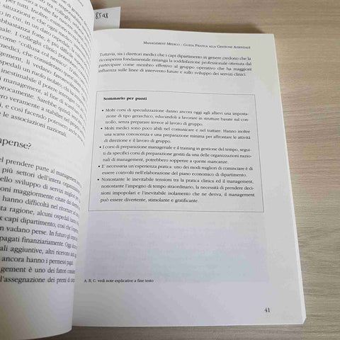 GUIDA PRATICA ALLA GESTIONE AZIENDALE Management medico SIMPSON, SMITH 1998 BMJ