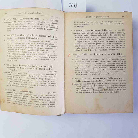 ATTREZZATURA E MANOVRA NAVALE 1 attrezzatura navale IMPERATO 1913 MANUALI HOEPLI