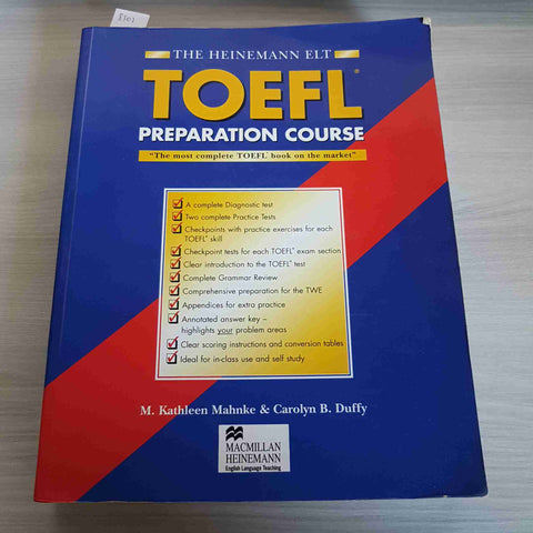 TOEFL PREPARATION COURSE - MACMILLAN HEINEMANN 1996 the heinemann elt