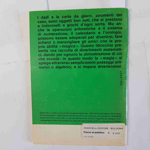 DIVERTIMENTI MATEMATICI Johnson Glenn ZANICHELLI 1977