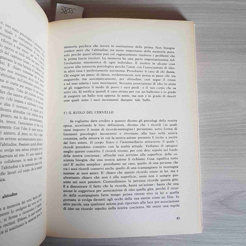 METODO RADAR PER LO SVILUPPO DELLA MEMORIA - JEAN - WILSON INTERNATIONAL - 1960