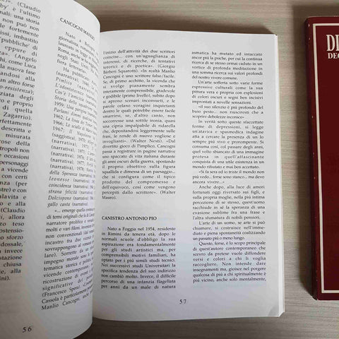 DIZIONARIO BIOGRAFICO DEGLI AUTORI ITALIANI CONTEMPORANEI - LIBRO ITALIANO -1994