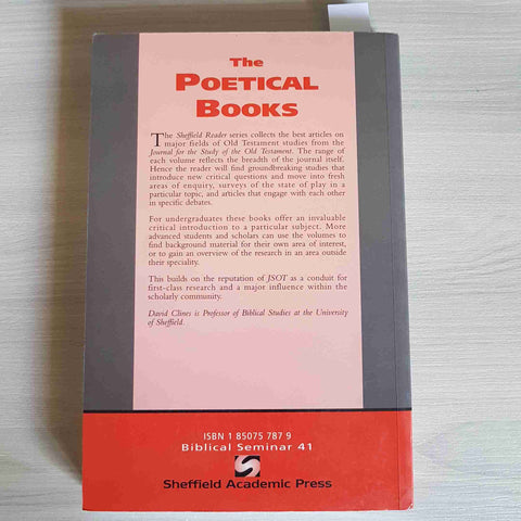 THE POETICAL BOOKS - CLINES - SHEFFIELD READER - 1997