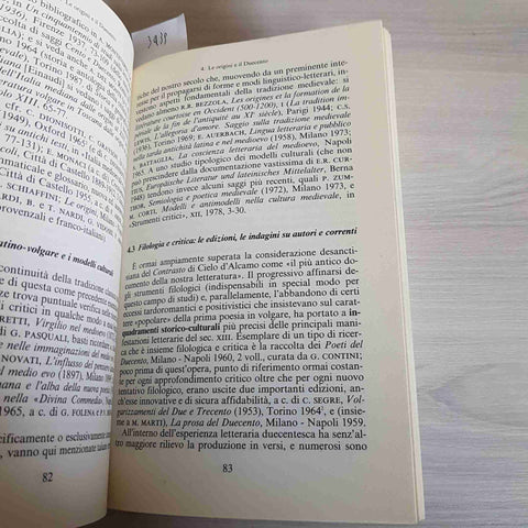 GUIDE BIBLIOGRAFICHE LETTERATURA ITALIANA - CUDINI - GARZANTI - 1988
