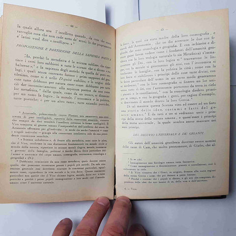 GIAMBATTISTA VICO La Scienza Nuova 1938 LUIGI LOFFREDO pagine scelte da A. GUZZO