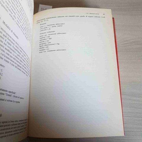 IL MANUALE DI STILE redazione documenti relazioni ROBERTO LESINA 1986 ZANICHELLI