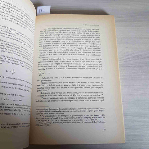 ESEMPI DI RILEVAMENTO E DI ANALISI DEI DATI PER LO STUDIO DEL COMPORTAMENTO 1978