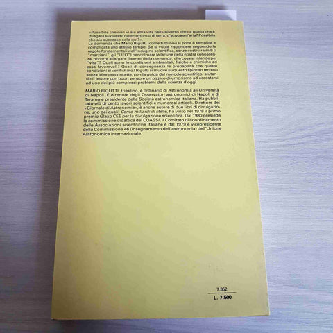 LA VITA NELL'UNIVERSO - MARIO RIGUTTI - RIZZOLI - 1981