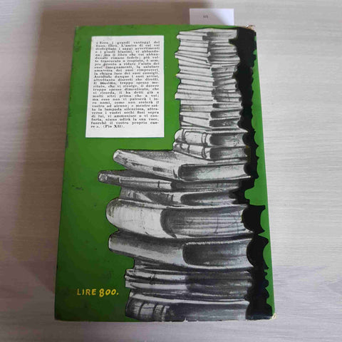 SEGNALATORE LIBRARIO 1961 - MISSIONI