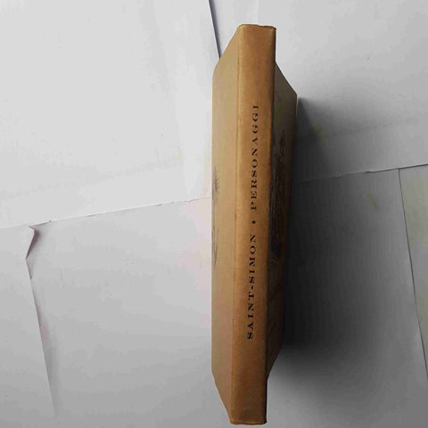 PERSONAGGI Memorie di SAINT-SIMON 1944 Il bel Mondo DOCUMENTO LIBRAIO EDITORE