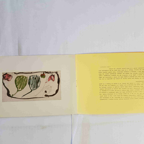 TSINGOS Galleria d'Arte Diamant 1961 catalogo di 12 pagine a colori ARTE