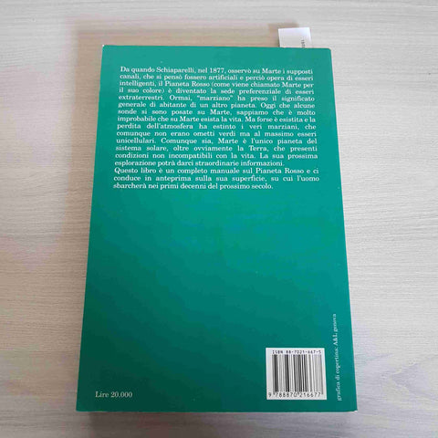 PIANETA MARTE esplorazione e colonizzazione del pianeta rosso SMITH 1993 MUZZIO