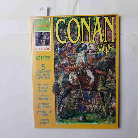 CONAN SAGA n° 2 marvel comic art 1993 CON 5 STORIE COMPLETE A COLORI! 128 pagine