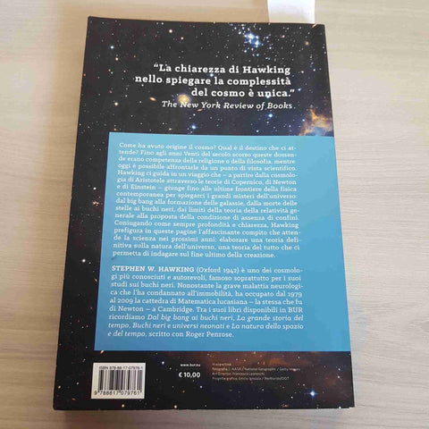 LA TEORIA DEL TUTTO - STEPHEN W. HAWKING - BUR - 2016