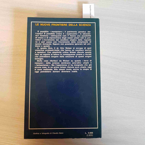 ENIGMI DELLA BIOLOGIA - WEISER - SIAD - 1977