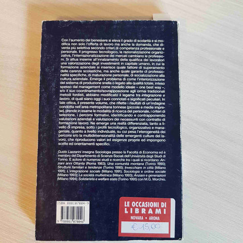 LA FABBRICA E LE RECLUTE - LAZZARINI - GUERINI SCIENTIFICA - 1995