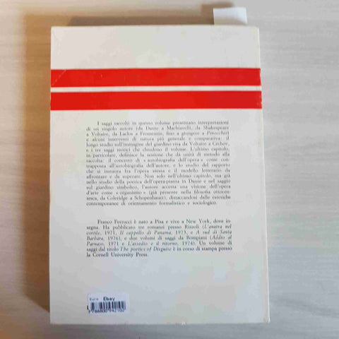 IL GIARDINO SIMBOLICO modelli letterari e autobiografia FERRUCCI 1980 BULZONI