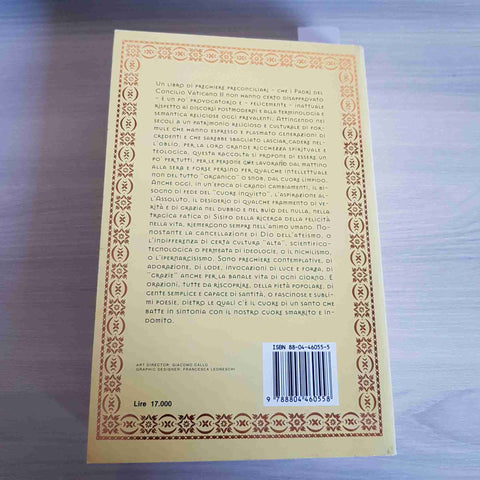 PREGHIERE DELLA GENTE - DEVOZIONI POPOLARI - MAGGIOLINI - MONDADORI - 2000