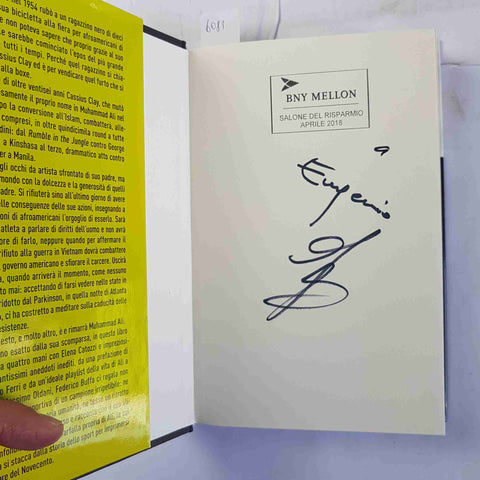 FEDERICO BUFFA autografato!!! MUHAMMAD ALI un uomo decisivo per uomini decisivi