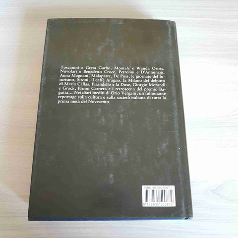 MISURE DEL TEMPO diario 1950-1959 ORIO VERGANI - LEONARDO - 1990