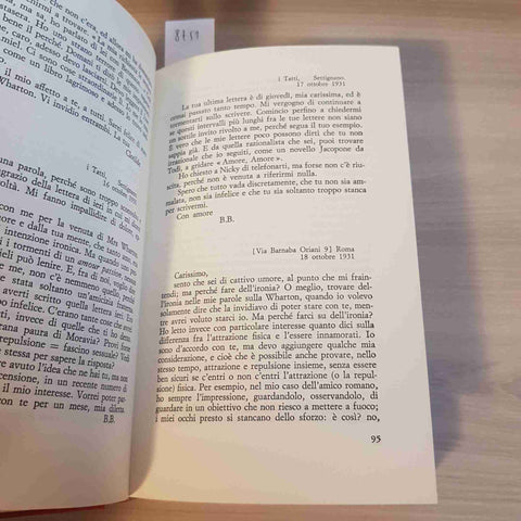 LO SPECCHIO DOPPIO carteggio 1927-1955 BERENSON MARGHIERI - RUSCONI - 1981
