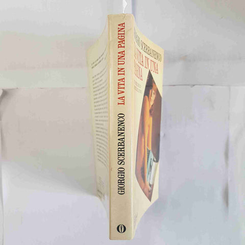 GIORGIO SCERBANENCO La vita in una pagina OSCAR MONDADORI ORIGINALS 1989 raro!!!