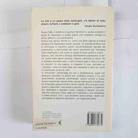 GIORGIO SCERBANENCO La vita in una pagina OSCAR MONDADORI ORIGINALS 1989 raro!!!