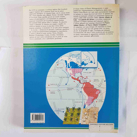 ATLANTE DI GAIA un pianeta da salvare ZANICHELLI geografico 1989 mondo di domani