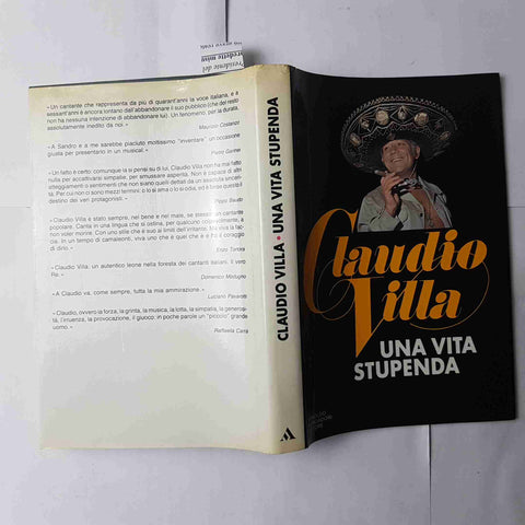 CLAUDIO VILLA una vita stupenda 1° edizione MONDADORI 1987 illustrato biografia