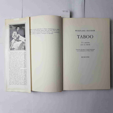 TABOO UN CAMMINO VERSO LA LIBERTA' Hausner Wolfgang 1976 RUSCONI nautica vela