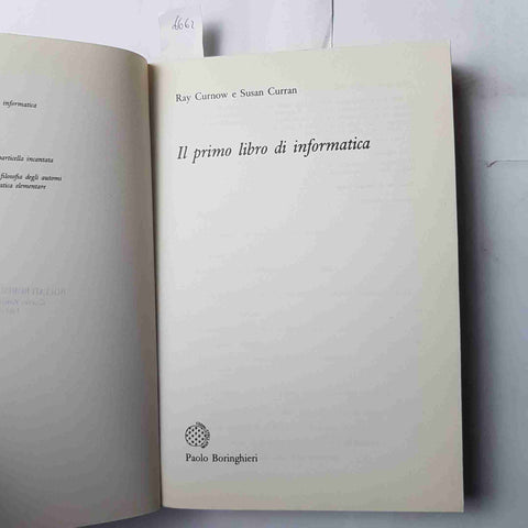 IL PRIMO LIBRO DI INFORMATICA Curnow e Curran 1983 BORINGHIERI
