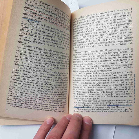 VOLTAIRE - CANDIDO O L'OTTIMISMO 1995 FELTRINELLI Galasso Gargantini