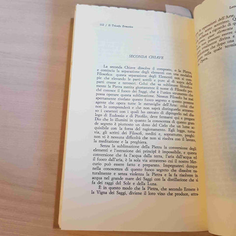 IL TRIONFO ERMETICO la pietra filosofale vittoriosa DISDIER 1974 MEDITERRANEE