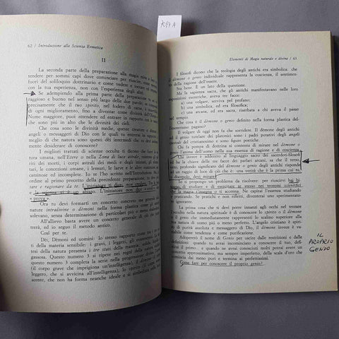INTRODUZIONE ALLA SCIENZA ERMETICA Kremmerz 1981 MEDITERRANEE