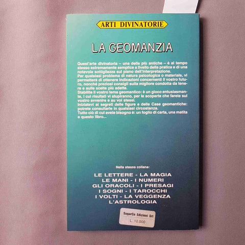 LA GEOMANZIA arti divinatorie CATHERINE AUBIER 1984 SUGARCO case geomantiche