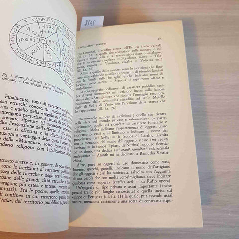 IL MISTERO DELLA LINGUA ETRUSCA - STACCIOLI ROMOLO - FRATELLI MELITA - 1981