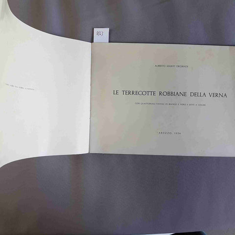 LE TERRACOTTE ROBBIANE DELLA VERNA Droandi Alberto 1956 INCOMPLETO! DELLA ROBBIA