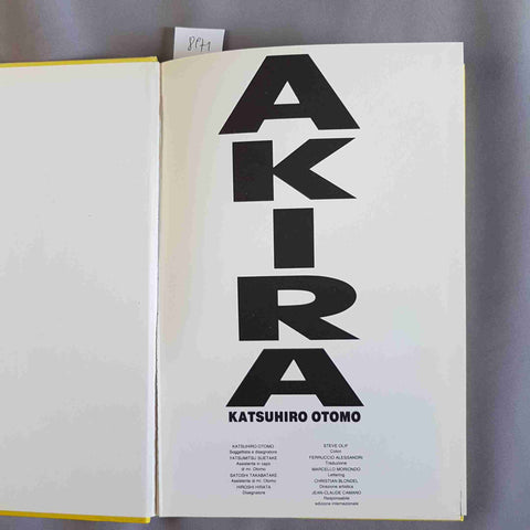 AKIRA 8 DIVLUVIO Katsuhiro Otomo 1991 GLENAT CARTONATO