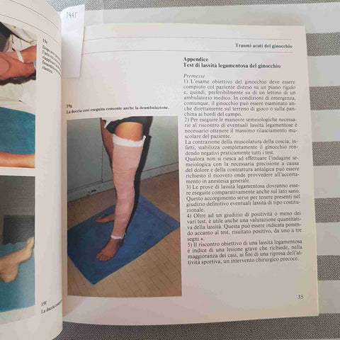 ATLANTE DI TRAUMATOLOGIA DELLO SPORT PER IL MEDICO PRATICO - SANTILLI - 1984