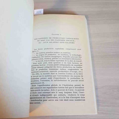 POUR UNE AUTRE SOCIETE - GERARD MENDEL - PAYOT - 1975